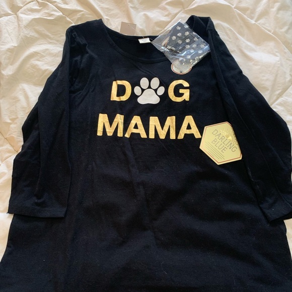 NWT - Dog Mama t-skirt with matching mask. Size XL. - Picture 2 of 5